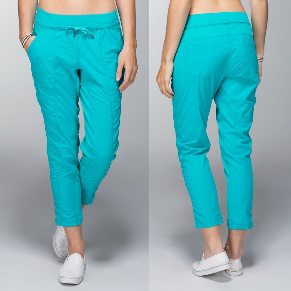 Lululemon Street To Studio Pant 4 Unlined Blue Tropics Swift 26" Inseam Stretchy